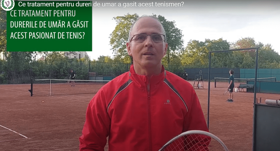 Ce tratament pentru dureri de umar a gasit acest tenismen?