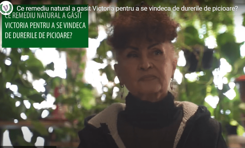 Ce remediu natural a gasit Victoria pentru a se vindeca de durerile de picioare?